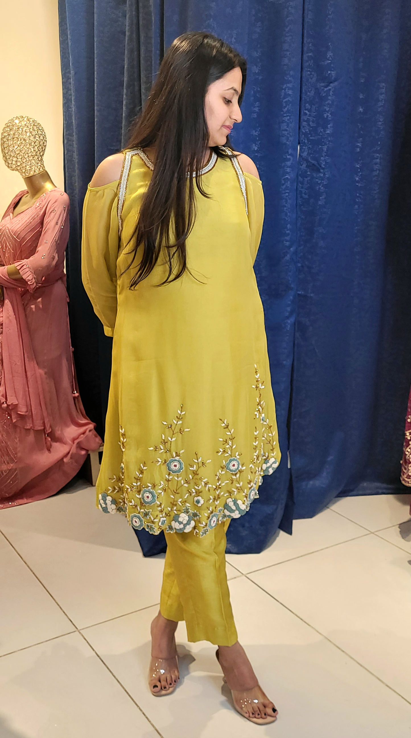 Suique Lemonade Bloom Palazzo Set