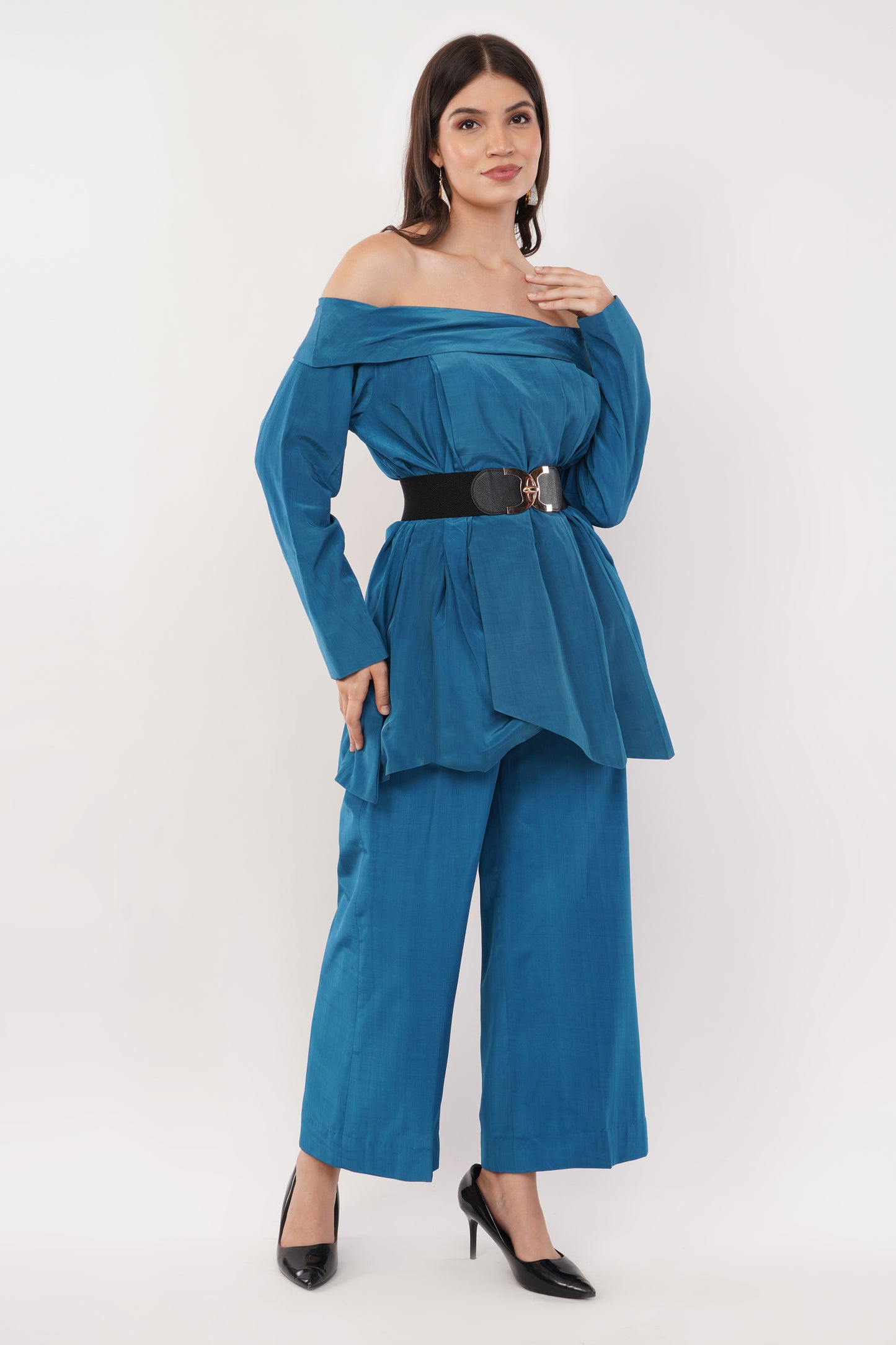 Suique Ocean Breeze: Crepe Coord Set