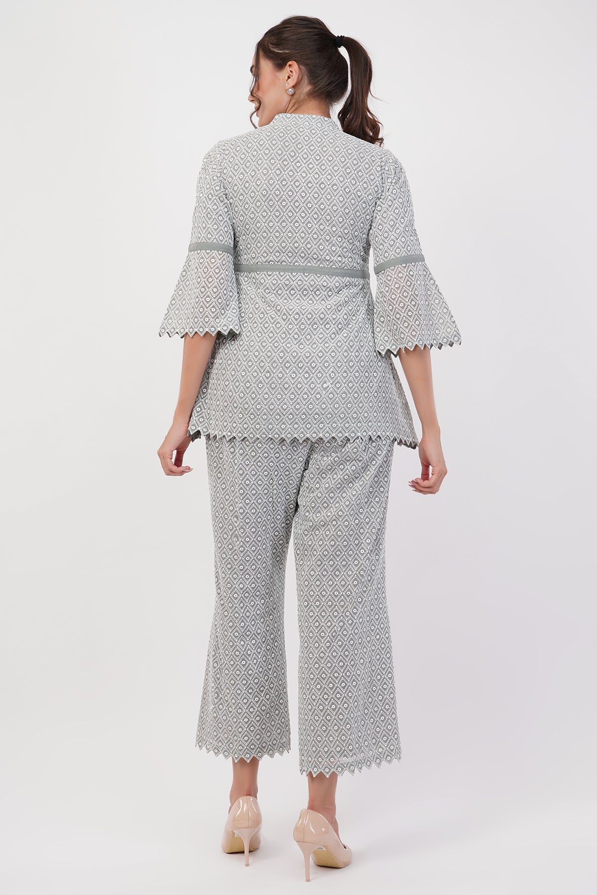 Suique Sophisticated Grey Co-ord Set