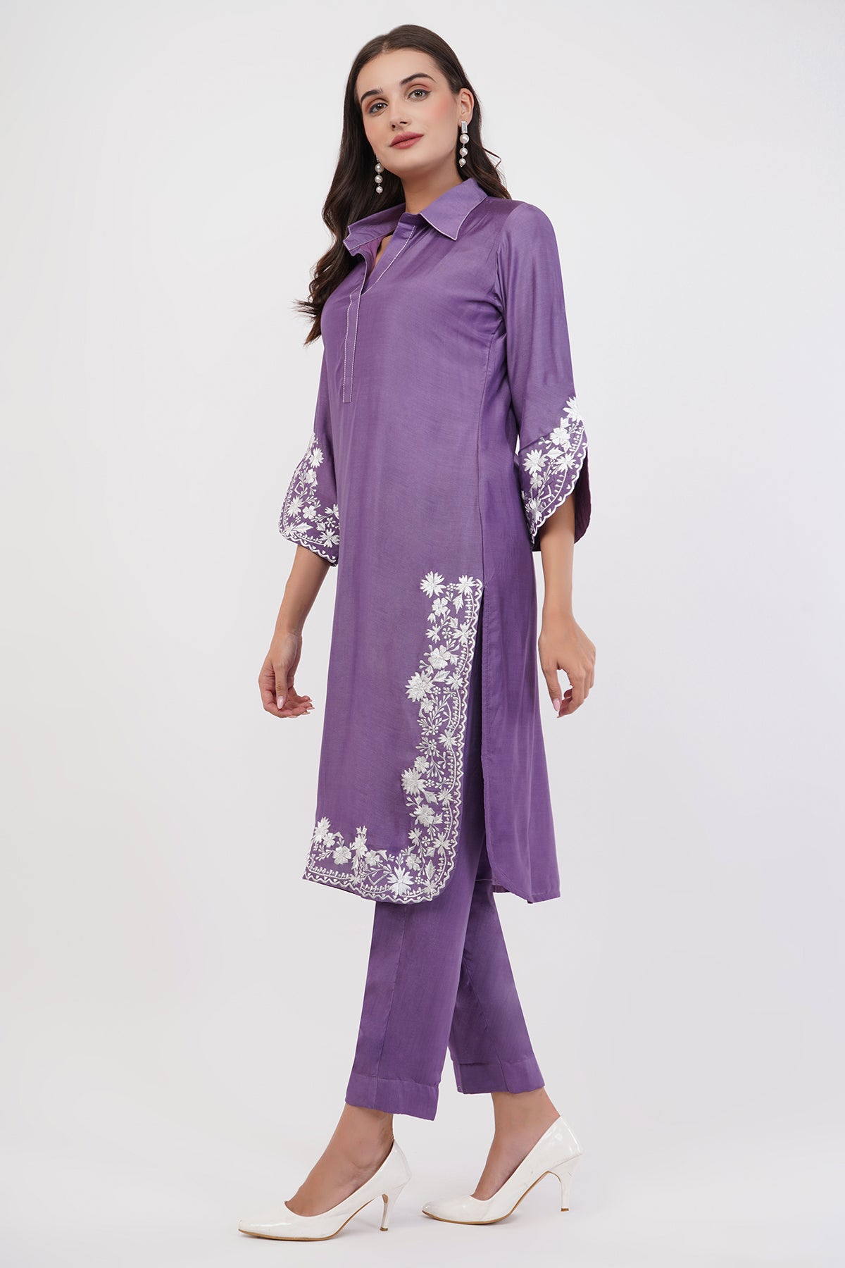Suique Lavender Kurta Set