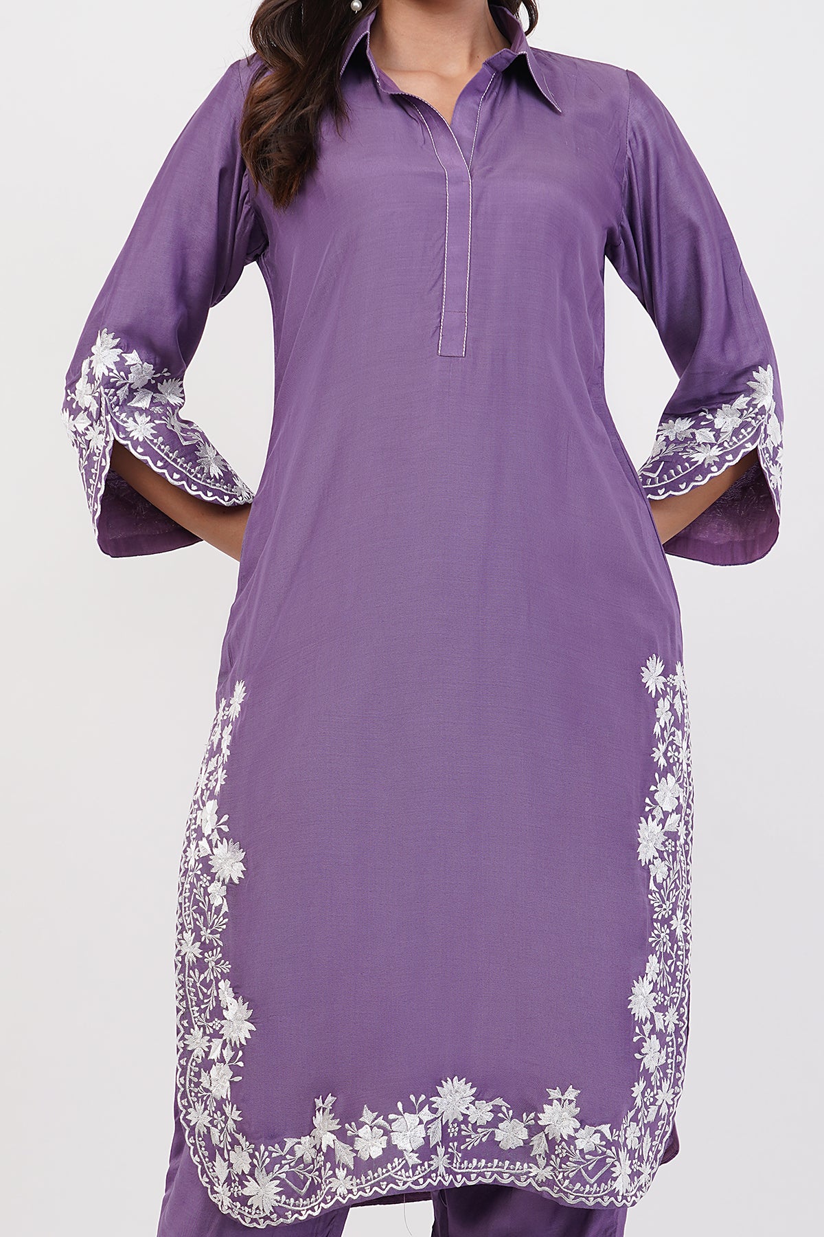 Suique Lavender Kurta Set
