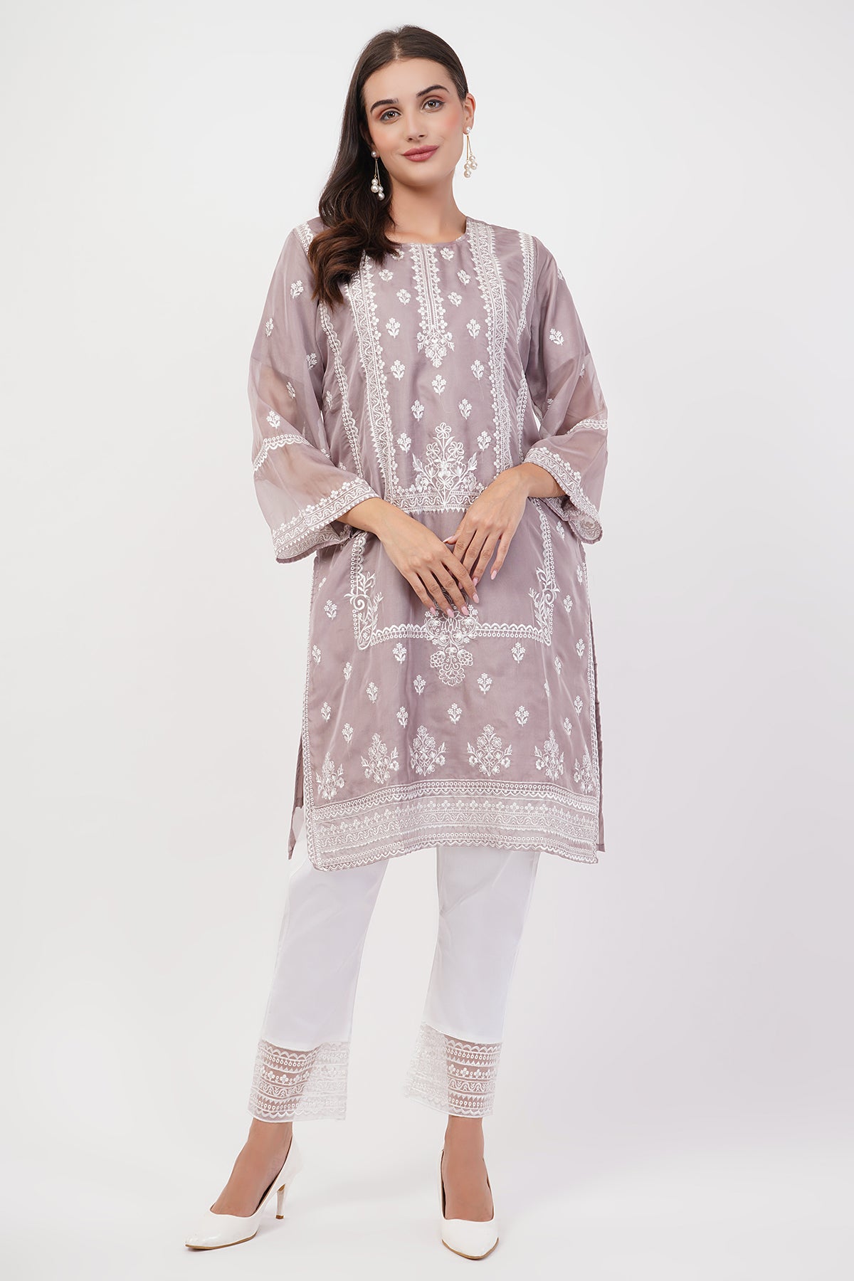 Suique Sophisticated Mauve Suit Set