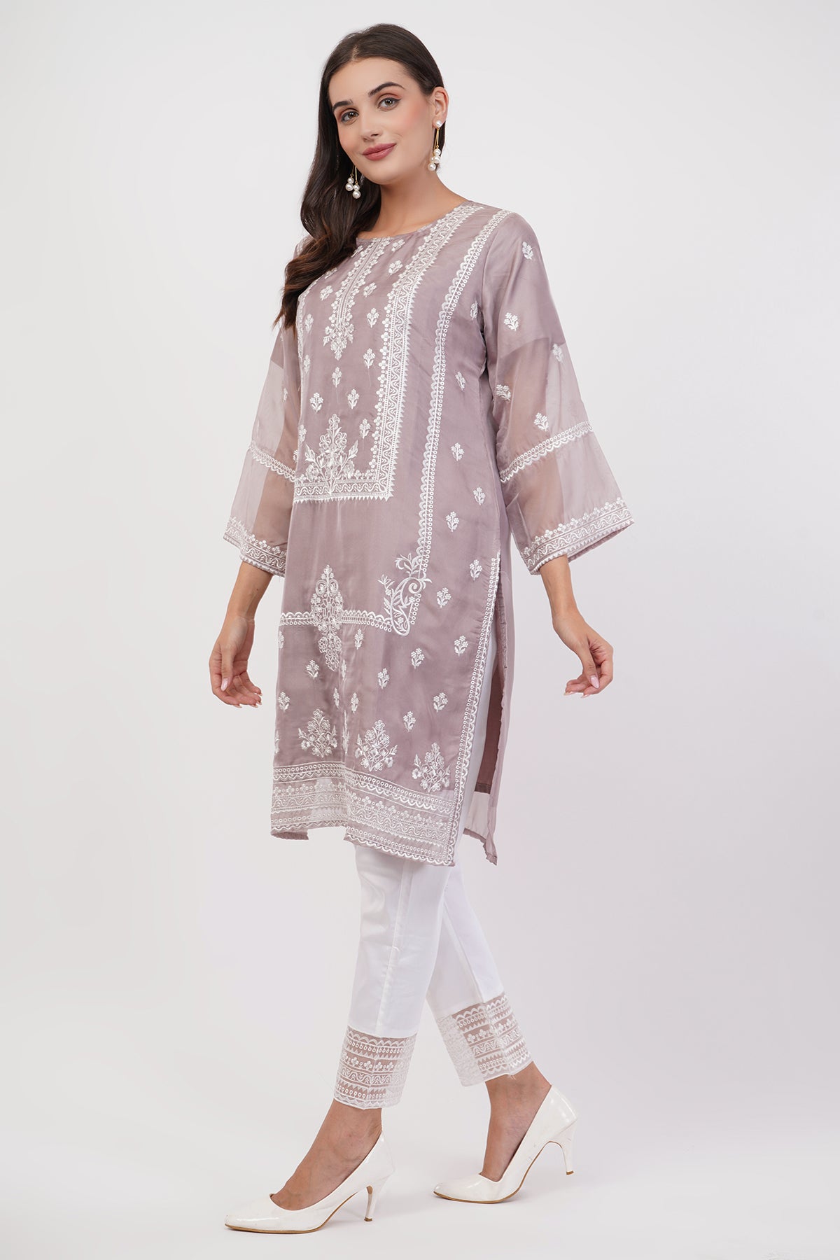 Suique Sophisticated Mauve Suit Set