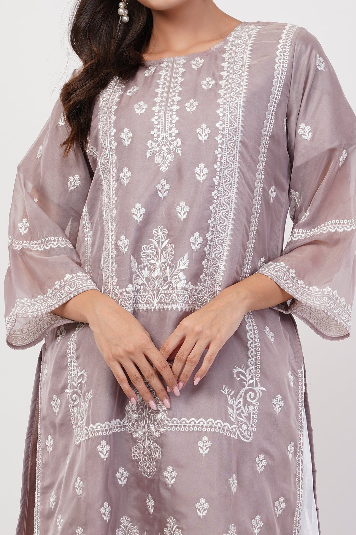 Suique Sophisticated Mauve Suit Set