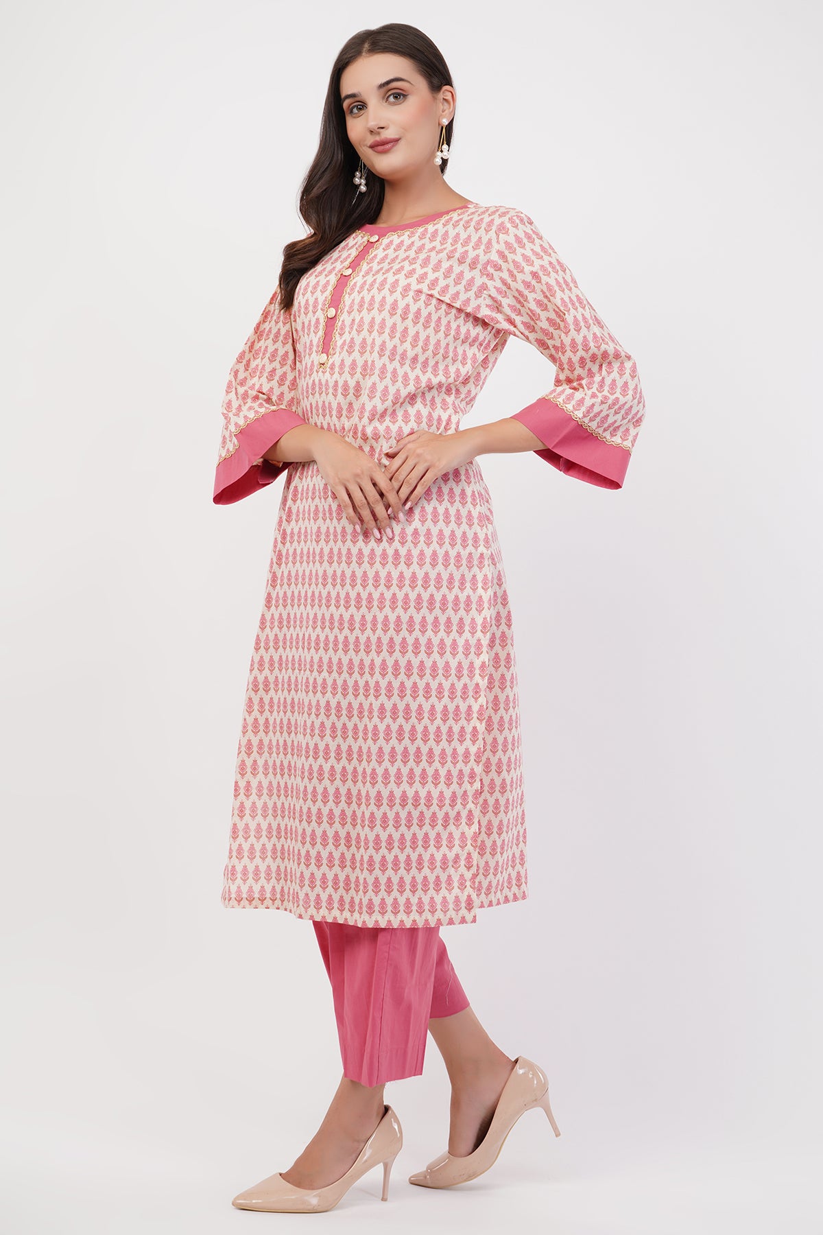 Suique Coral Suit set