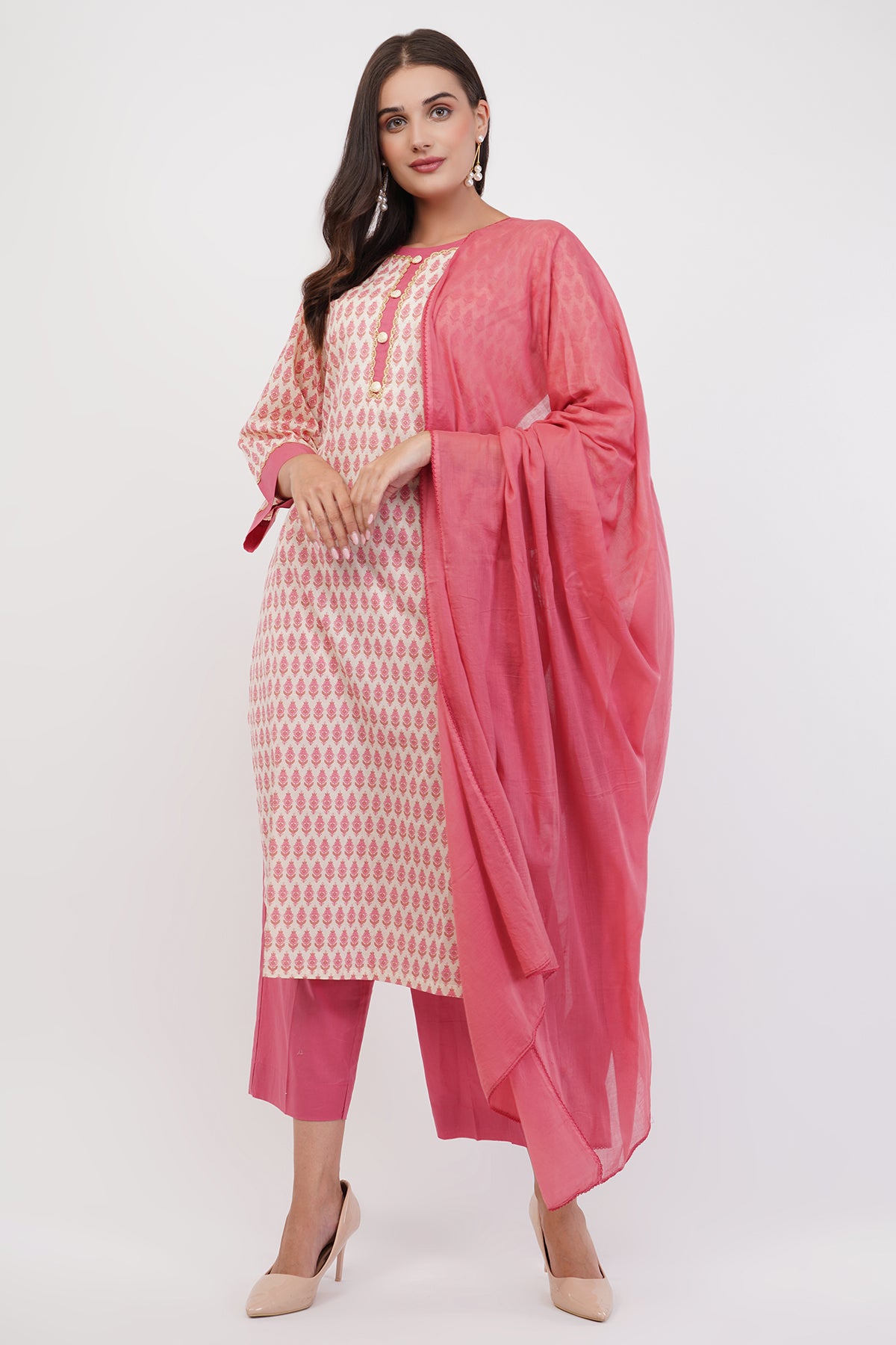 Suique Coral Suit set