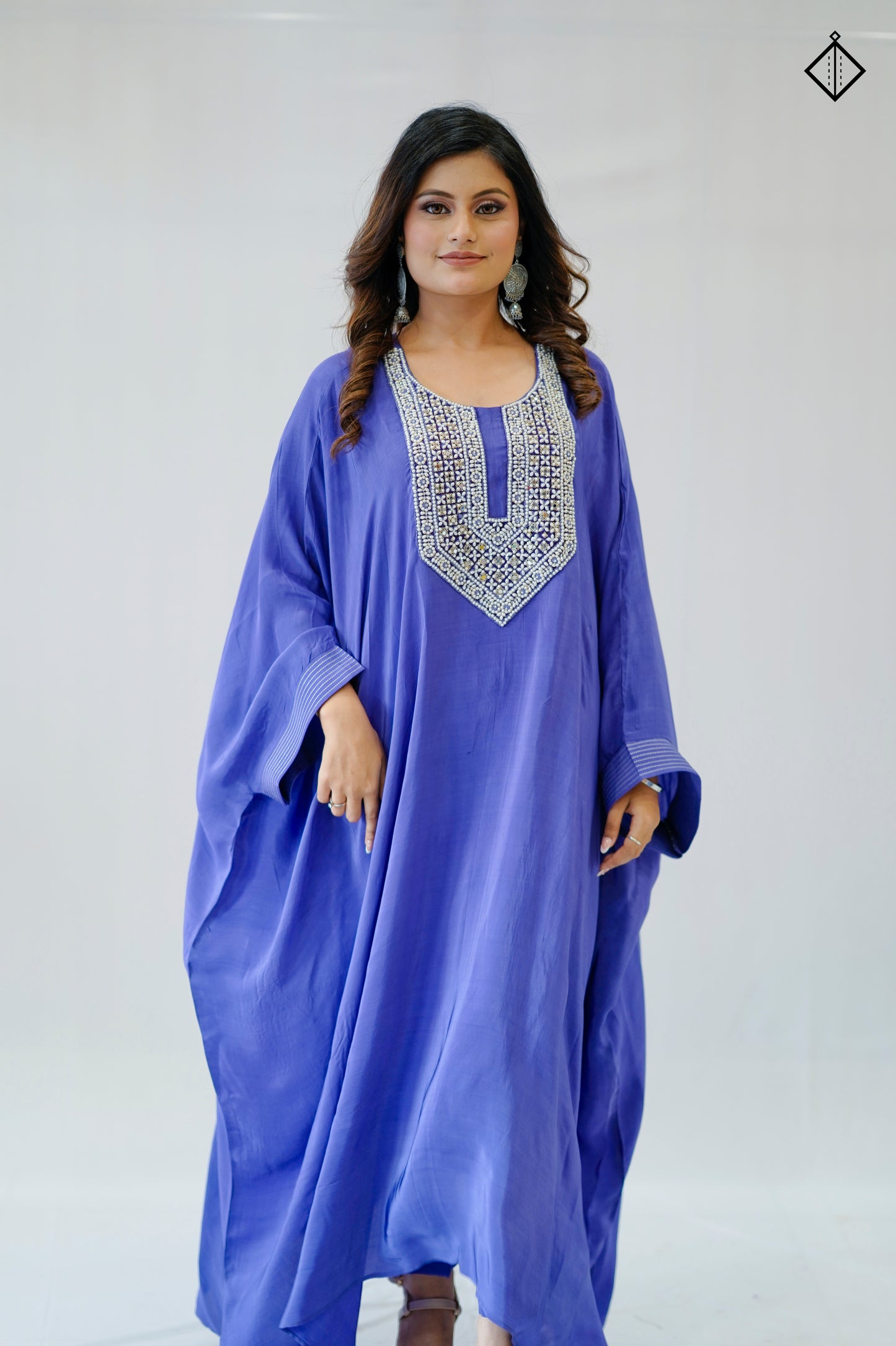 Suique Periwinkle Dream Kaftan Set