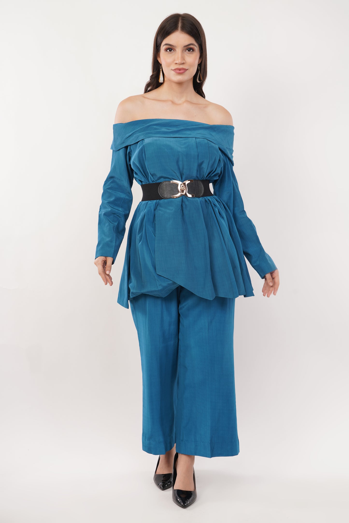 Suique Ocean Breeze: Crepe Coord Set
