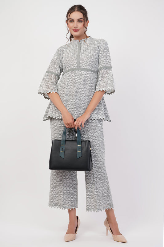 Suique Sophisticated Grey Co-ord Set