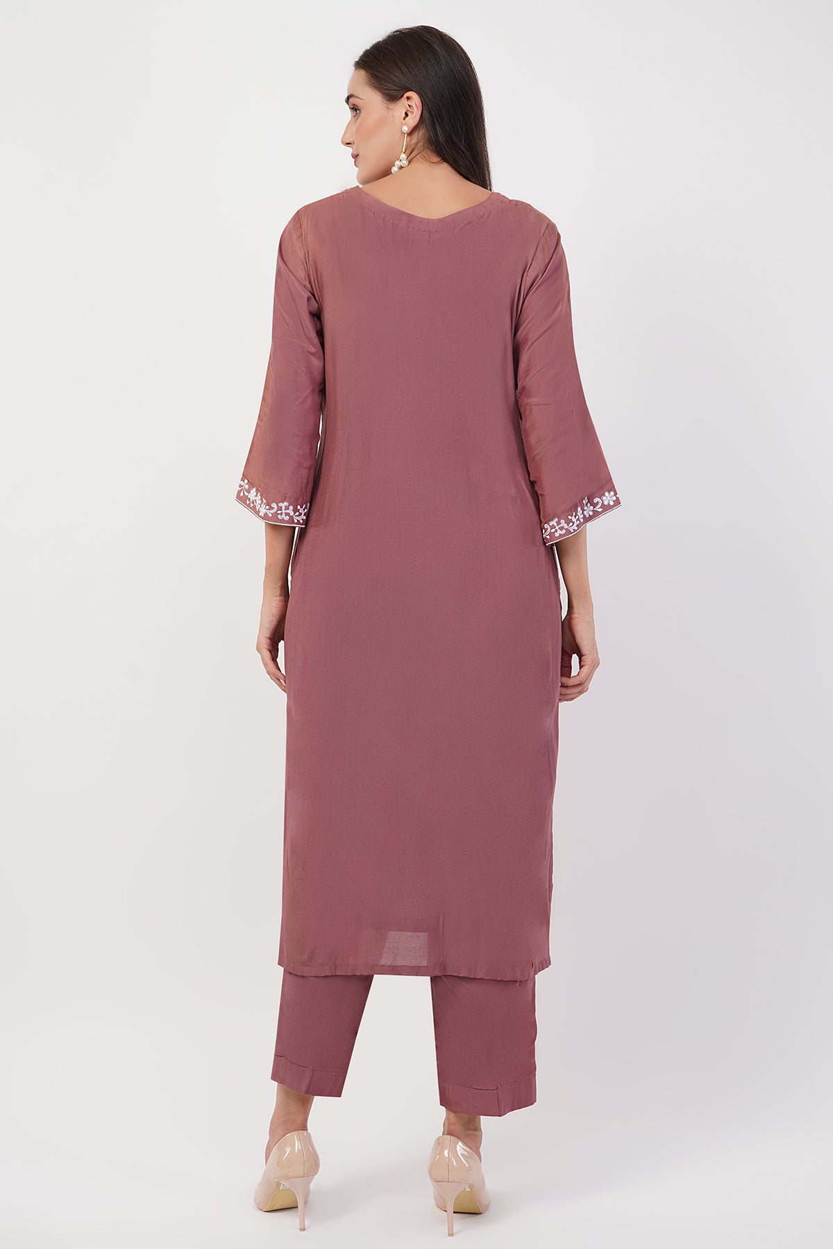 Suique Dusty Rose Suit Set
