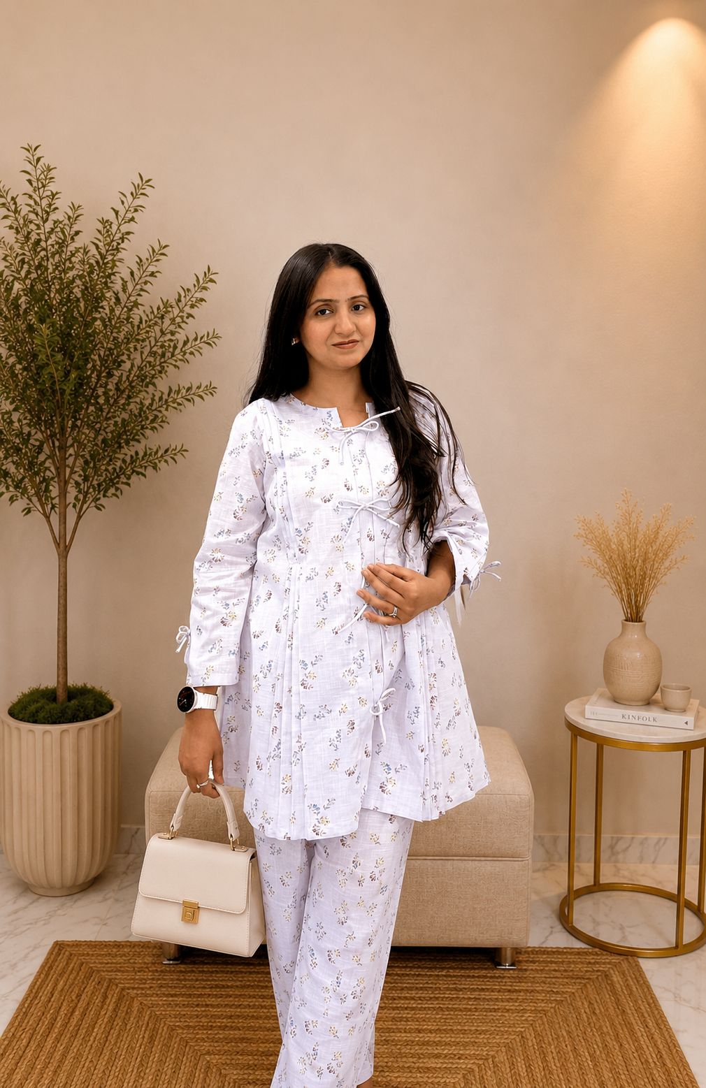 Lavender Bloom Cotton Co-ord