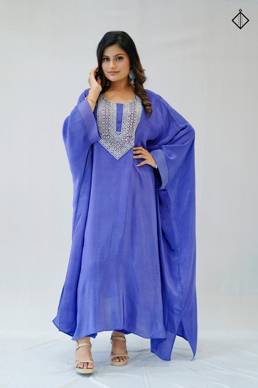 Suique Periwinkle Dream Kaftan Set