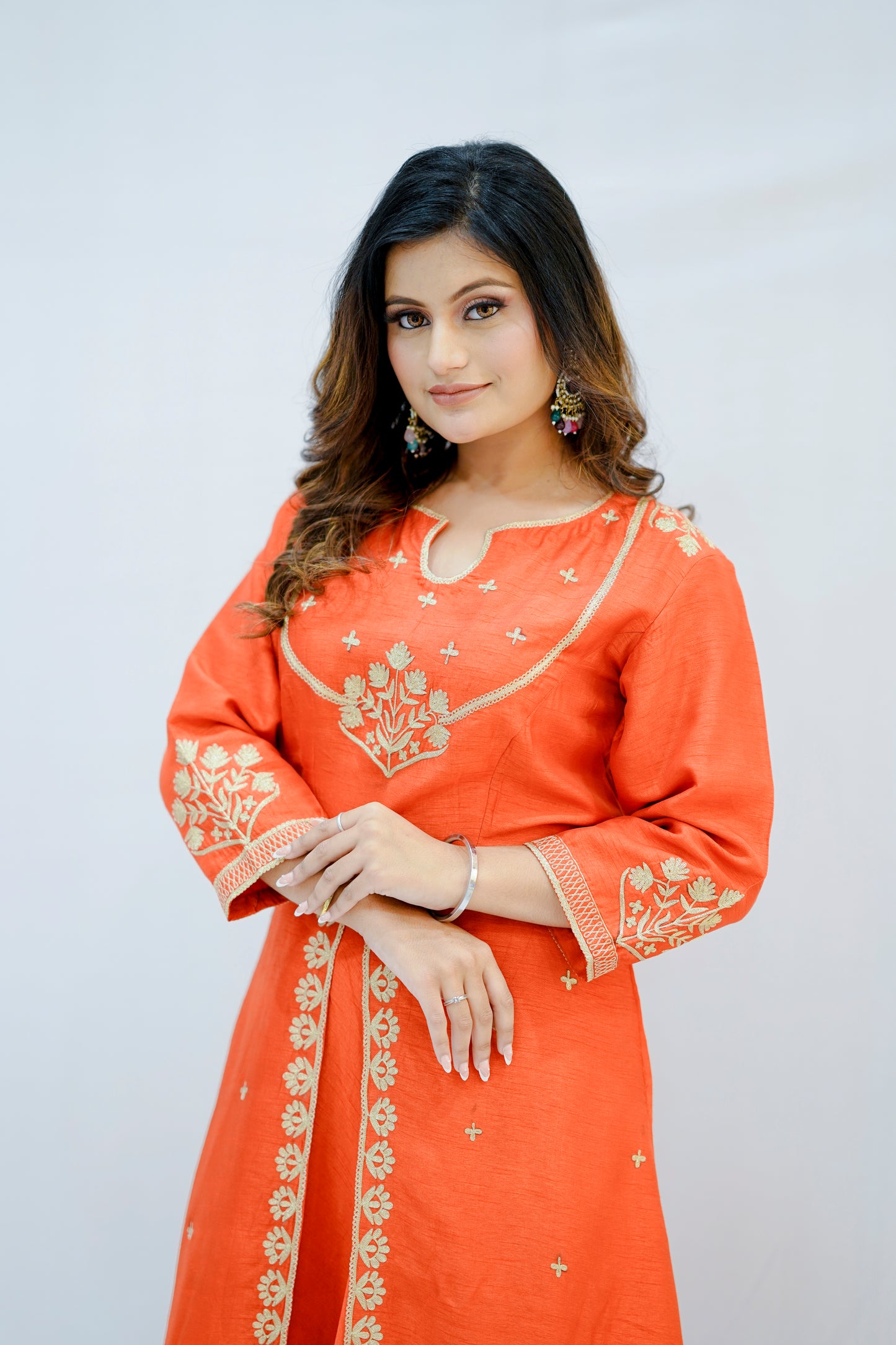 Suique Saffron Splendor Dress