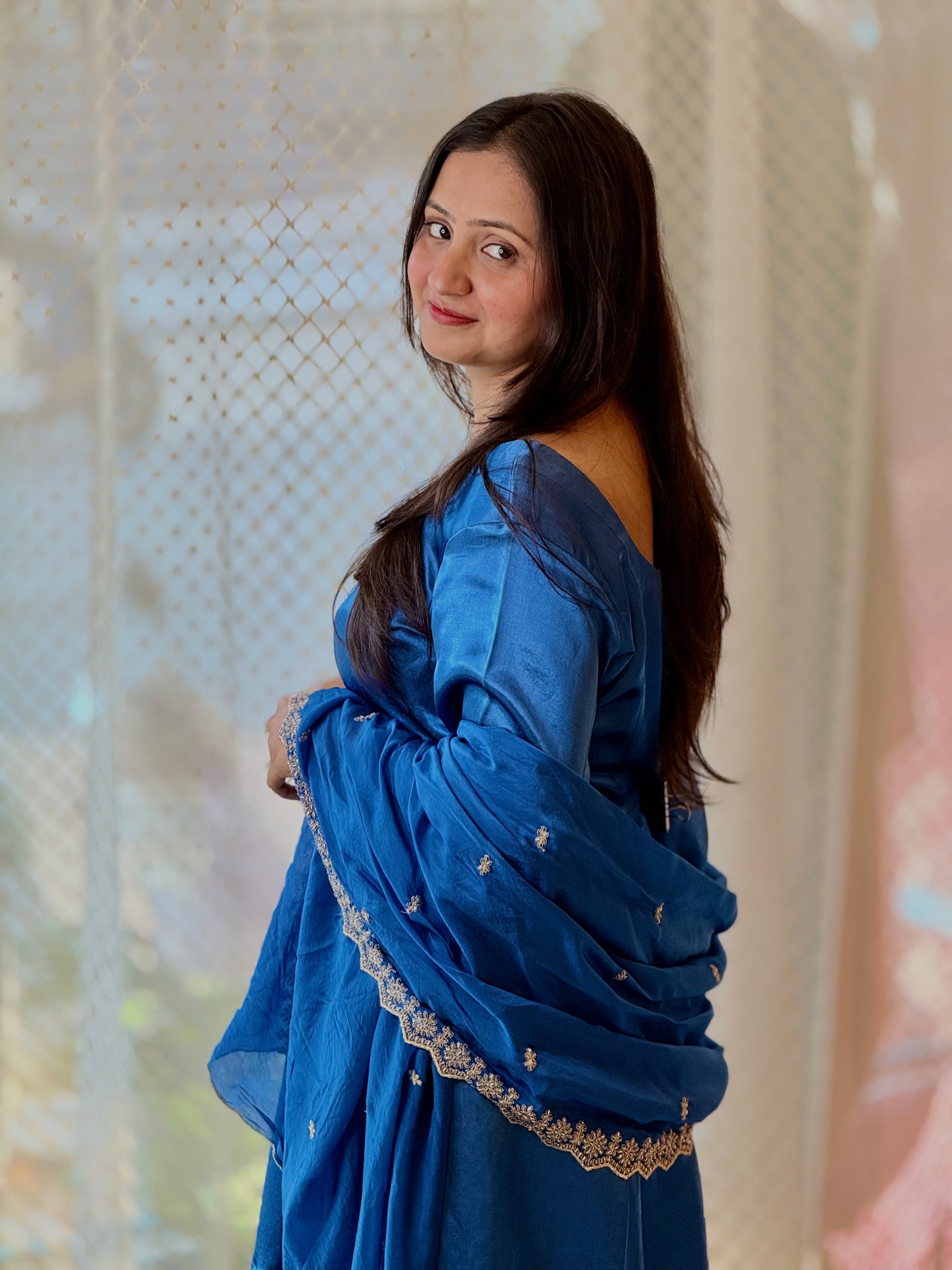 Royal Blue Elegance – Handcrafted